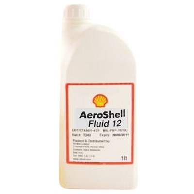Aeroshell Fluid 12 Synthetic Ester Oil 1Lt Bottle *MIL-PRF-6085E *9150-00-223-4129