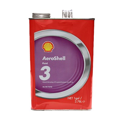 Aeroshell Fluid 3 General Purpose Mineral Lubricating Oil 1USG Can *DEF STAN 91-47 *MIL-PRF-7870D *OM-12