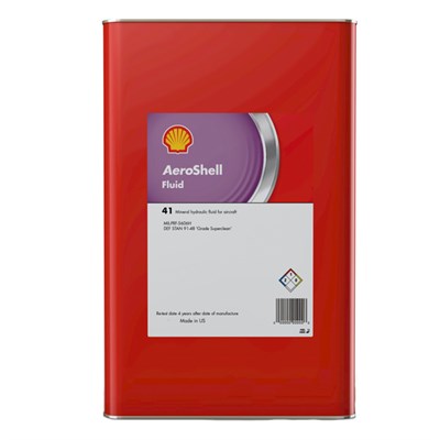 Aeroshell Fluid 41 Hydraulic Oil 5USG Drum *DEF STAN 91-48 *OM15 *MIL-PRF-5606H