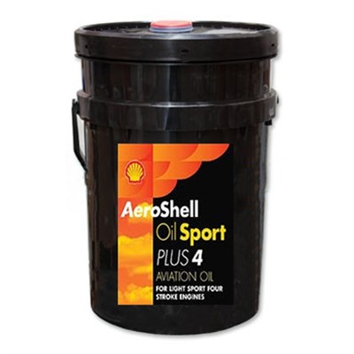 Aeroshell Oil Sport Plus 4 For Light Sport Aviation Piston Engines 5USG