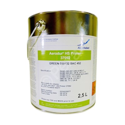 Akzo Aerodur HS Primer 37092 Green BAC452 2.5Lt Tin