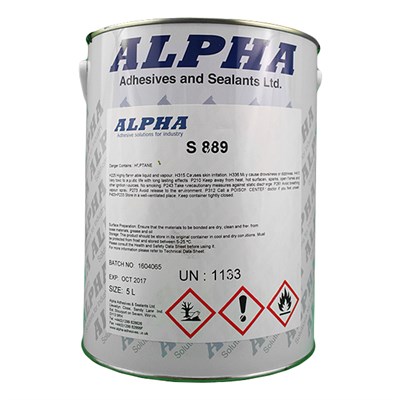 Alpha S889 Mod Grade Brushable Adhesive 5Lt Can DEF STAN 80-57