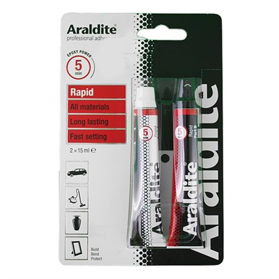 Araldite Rapid 30ml (2 x 15ml) Tubes Blister Pack