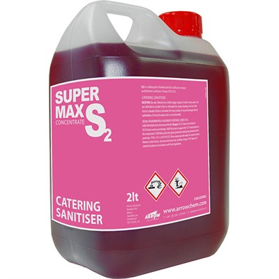 Arrow S2 Catering Sanitiser Concentrate 2Lt Bottle