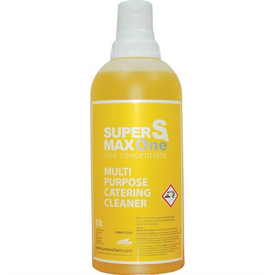 Arrow Supermax S4 Multi-Purpose Catering Cleaner Concentrate 1Lt Bottle