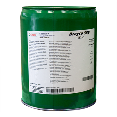 Castrol Brayco 589 Oil 5USG Drum *MIL-PRF-8188D