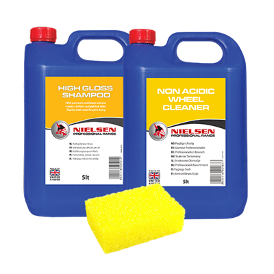 Nielsen Shampoo and Wheel Cleaner Kit