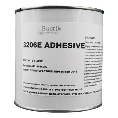 Bostik 3206E Solvent Based Adhesive 1Lt Tin