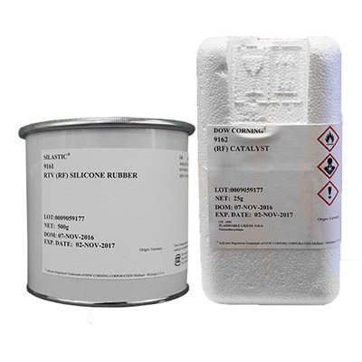Dow SILASTIC™ 9161 Low Viscocity Silicone Elastomer 525gm Kit (Includes 9162 RF Catalyst)