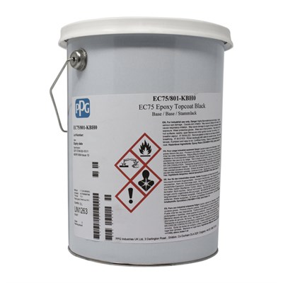 PPG EC75/801 Black 5Lt Tin DEF STAN 80-161/1 MSRR 9064 Issue 10