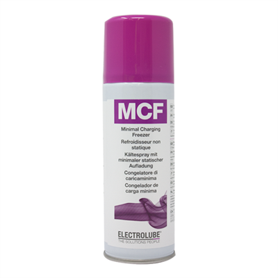 Electrolube MCF Minimal Charging Freezer Spray in various sizes