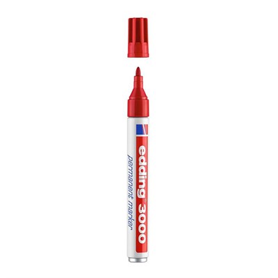 Edding 3000-002 Red Pen 1.5mm-3.0mm