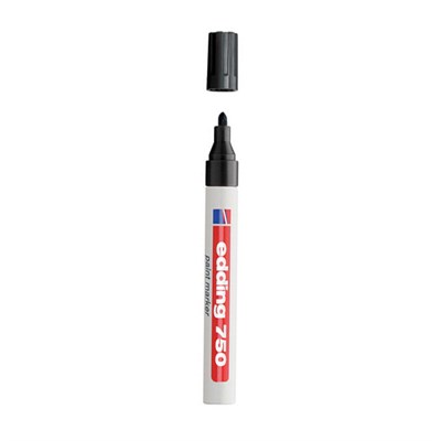 Edding 750-001 Black Medium Pen 2.0mm-4.0mm