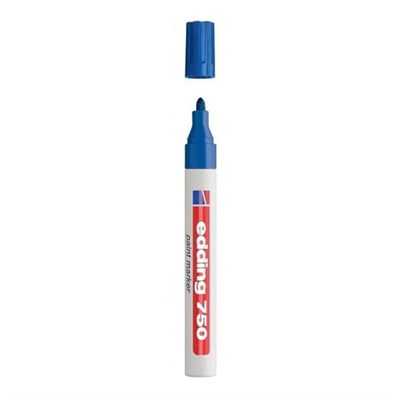 Edding 750-003 Blue Medium Pen 2.0mm-4.0mm