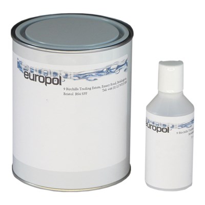 Europol TransCast Clear Fast Cure Epoxy Resin 1.25Kg Kit