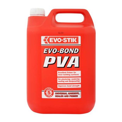 EVO-STIK Evobond PVA Adhesive 5Lt Plastic Bottle