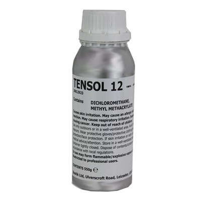 Evo-Plas Tensol Cement 12 Solvent Borne Adhesive 550gm Bottle