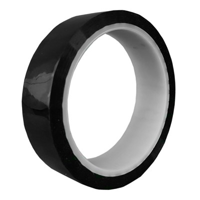 H143B Silicone Adhesive Black Polyimide Tape 25mm X 33Mt Roll