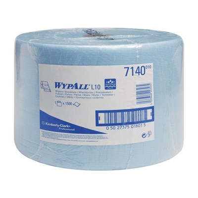 WypAll® 7140 L10 Wipers Blue 24cm x 38cm 1500 Sheet Roll