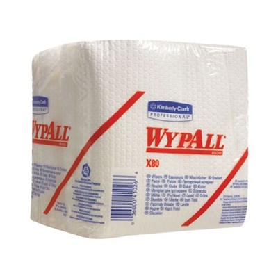 WypAll® 8388 X80 Cloth White 30.5cm x 31.8cm 50 Sheet Pack