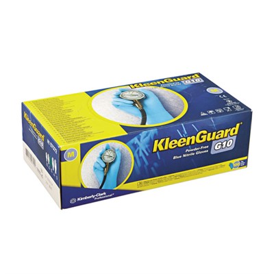 Kleenguard G10 Nitrile Gloves Blue Powder Free Size S (Box Of 100)