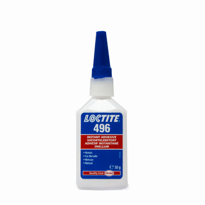Loctite 496 Cyanoacrylate Adhesive 50gm Bottle (Fridge Storage 2°C-8°C)