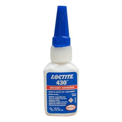 Loctite 430 Cyanoacrylate Adhesive 1oz Bottle