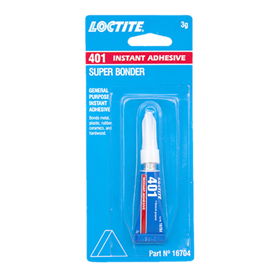 Loctite 401 Cyanoacrylate Adhesive 3gm Tube (Fridge Storage 2°C-8°C)