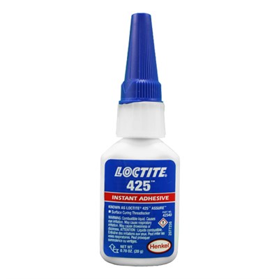 Loctite 425 Cyanoacrylate Threadlocker 20gm Bottle (Fridge Storage 2°C-8°C)