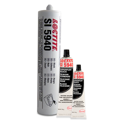 Loctite SI 5940 Black RTV Silicone Sealant in various sizes