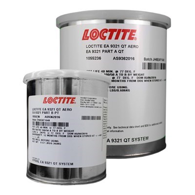 Loctite EA9321 AERO Epoxy Paste Adhesive A/B 1USQ Kit *HMS16-1068 Class 12 Revision P (Fridge Storage 4°C) (was Hysol)