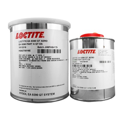 Loctite EA 9390 AERO Epoxy Paste Adhesive A/B 1USQ Kit (Fridge Storage 4°C) *BMS8-301 Class 1 Grade 1 Revision K