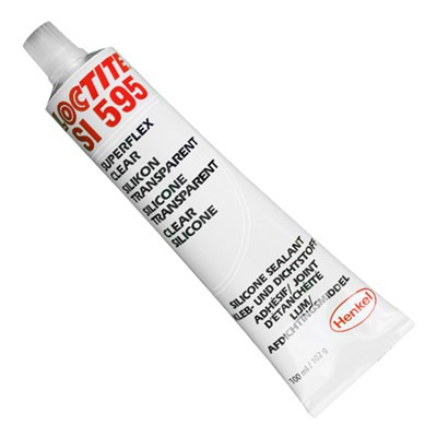 Loctite SI 595 Clear Acetoxy Silicone 100ml Tube (was Superflex)