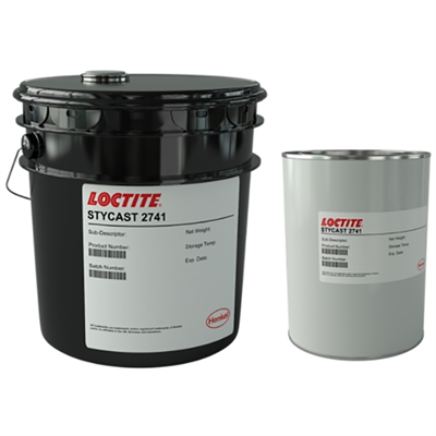 Loctite Stycast 2741W1 Epoxy Encapsulant & Catalyst 15 Black 1Kg Kit