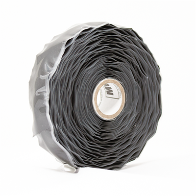 ARLON Mox Tape 604 1In x 0.040In x 12Yd Black Self-Fusing Silicone Tape *MIL-I-46852C Type II *CID A-A-59163 Class1 Type II
