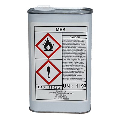 MEK (Methyl Ethyl Ketone) 1Lt Can *BS1940