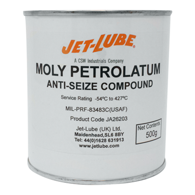 Jet-Lube Moly Petrolatum Aircraft Spark Plug Anti Seize Compound 454gm Can *MIL-T-83483