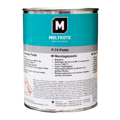 MOLYKOTE™ P74 PTFE Super Anti-Seize Grease 1Kg Can