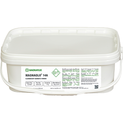 Magnaflux 14A Wet Method Fluorescent Magnetic Powder 1Kg Tub