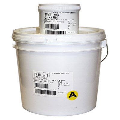Momentive RTV 630 High Strength Silicone Rubber Compound Blue 11Lb (Part A 10Lb/Part B 1Lb) 10:1 A/B Kit