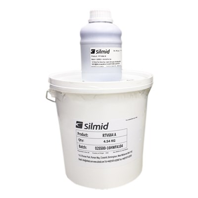 Momentive RTV 664 Moulding Silicone Blue A/B 11Lb (Part A 10Lb/ Part B 1Lb) 10:1 Kit