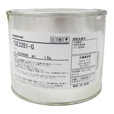 Momentive TSE 3281G Grey Silicone Adhesive 1Kg Can (Fridge Storage)