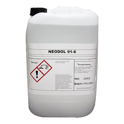 Shell Neodol 91-6 Primary Alcohol Ethoxylate 25Kg