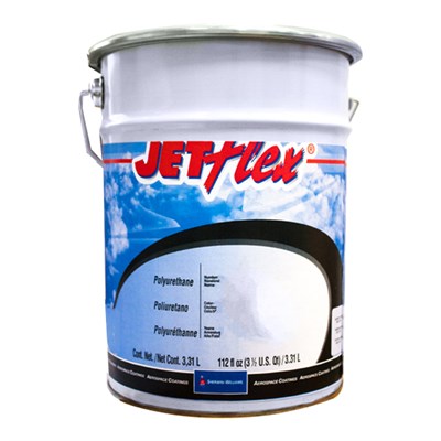 Jet Flex Low Gloss Black (BAC 706) Interior Aircraft Polyurethane Finish 3.3Lt Can *BMS10-83 Type II