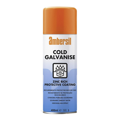 Ambersil Cold Galvanise Protective Coating 400ml Aerosol