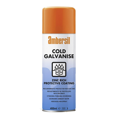 Ambersil Cold Galvanising Spray 400ml Aerosol