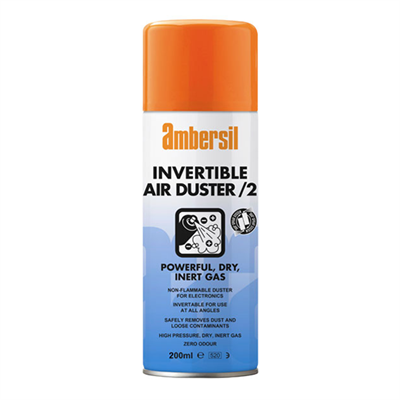 Ambersil Invertible Air Duster /2 200ml Aerosol