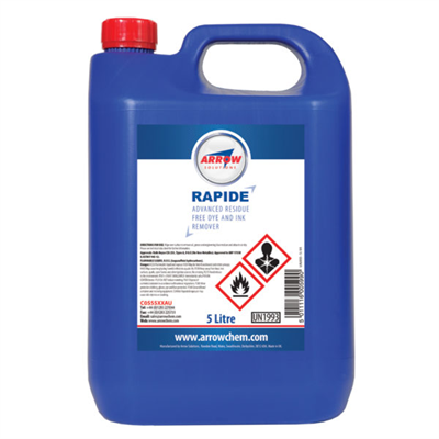 Arrow Rapide Dye and Ink Remover 5Lt Bottle