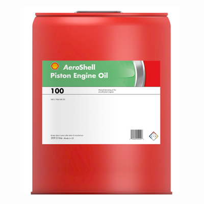 AeroShell Piston Oil 100 5USG Pail *SAE-J-1966 Grade 50