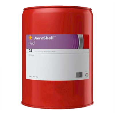 Aeroshell Fluid 31 Aircraft Hydraulic Fluid 5USG Can *MIL-PRF-83282D *OX-19